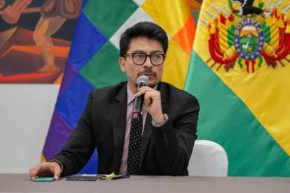 El ministro de la Presidencia, Fernando Aramayo