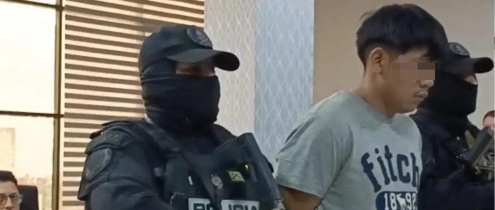 Un hombre aprehendido