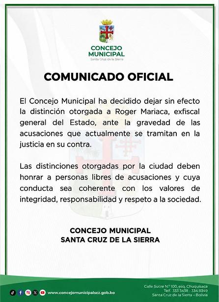 Comunicado