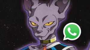 Anime con el logo de whatsapp