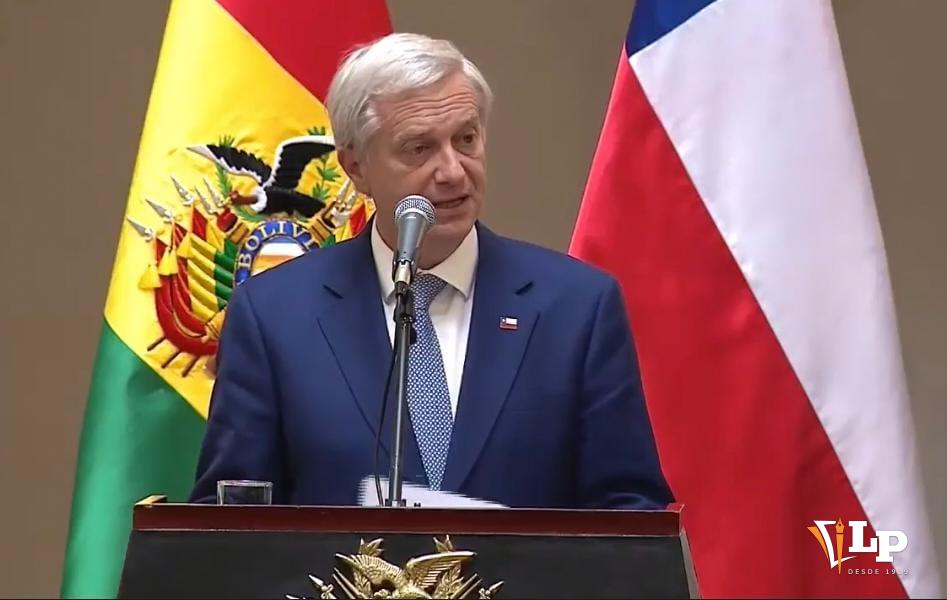 El presidente de Chile en conferencia de prensa