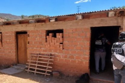 El lugar donde fue hallado el hombre secuestrado