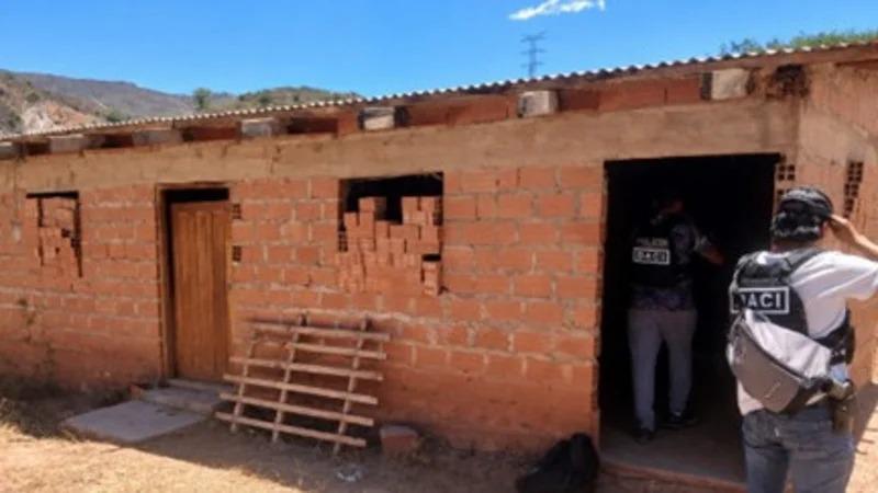 El lugar donde fue hallado el hombre secuestrado