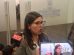 La diputada Claros en conferencia de prensa