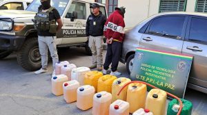gasolina en bidones