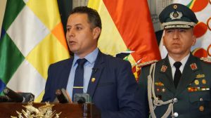El vicepresidente de Bolivia, Edmand Lara
