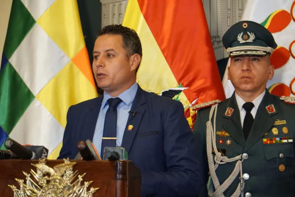 El vicepresidente de Bolivia, Edmand Lara