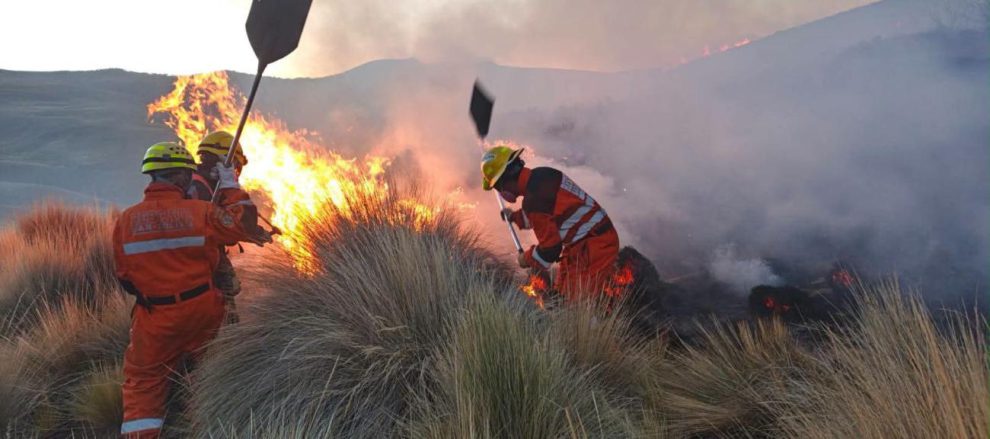 Imagen del incendio