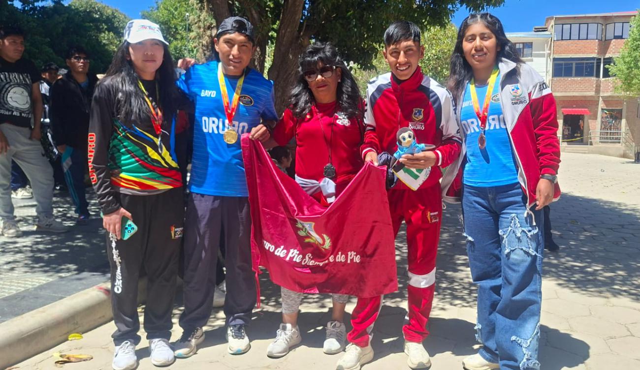 Nacional de Cross Country, Atleta Reiner Choque, Delegación de Oruro