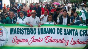Marcha de maestros urbanos