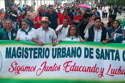 Marcha de maestros urbanos