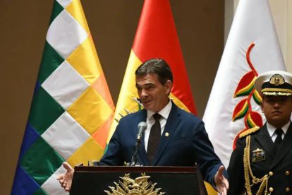 El Presidente de Bolivia, Rodrigo Paz