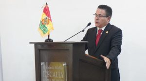 El Fiscal General del Estado a.i., José Armando Urioste Viera