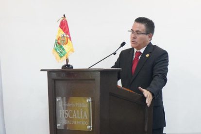 El Fiscal General del Estado a.i., José Armando Urioste Viera