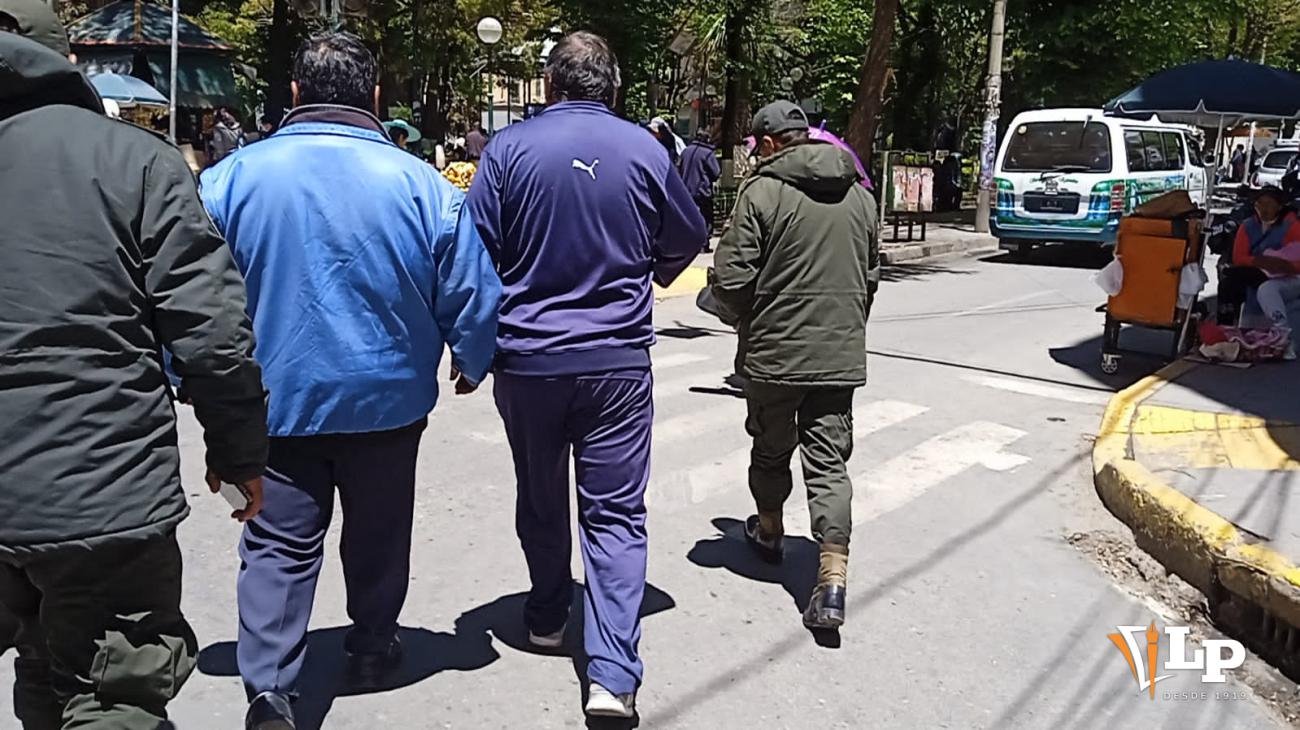 Imagen de los detenidos