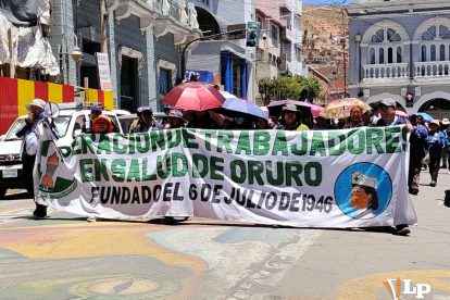 Marcha de trabajadores
