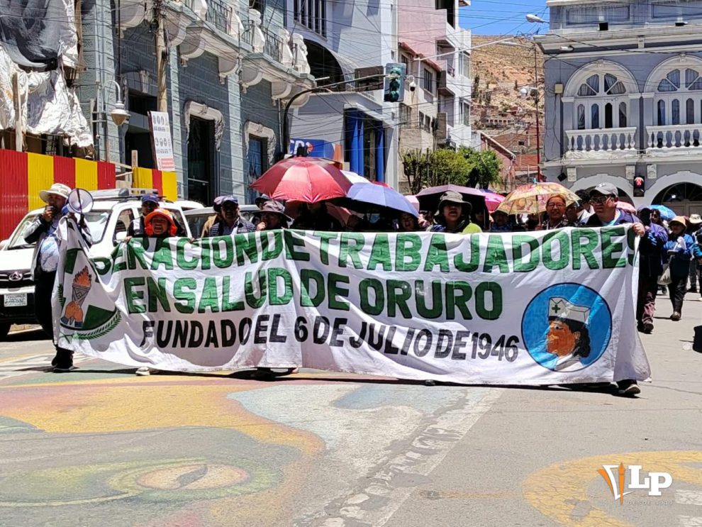 Marcha de trabajadores