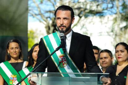 El gobernador de Santa Cruz, Juan Pablo Velasco