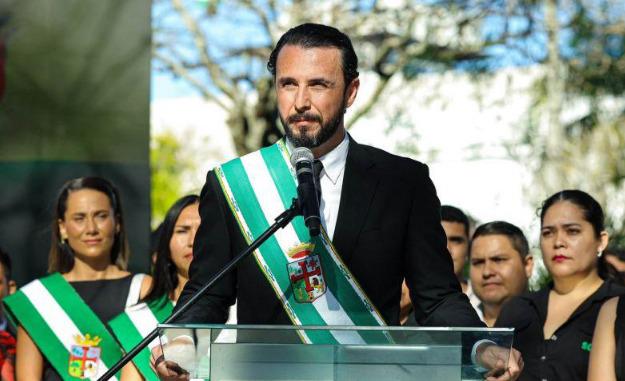 El gobernador de Santa Cruz, Juan Pablo Velasco