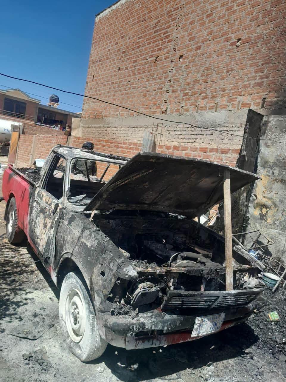 Imagen del incendio