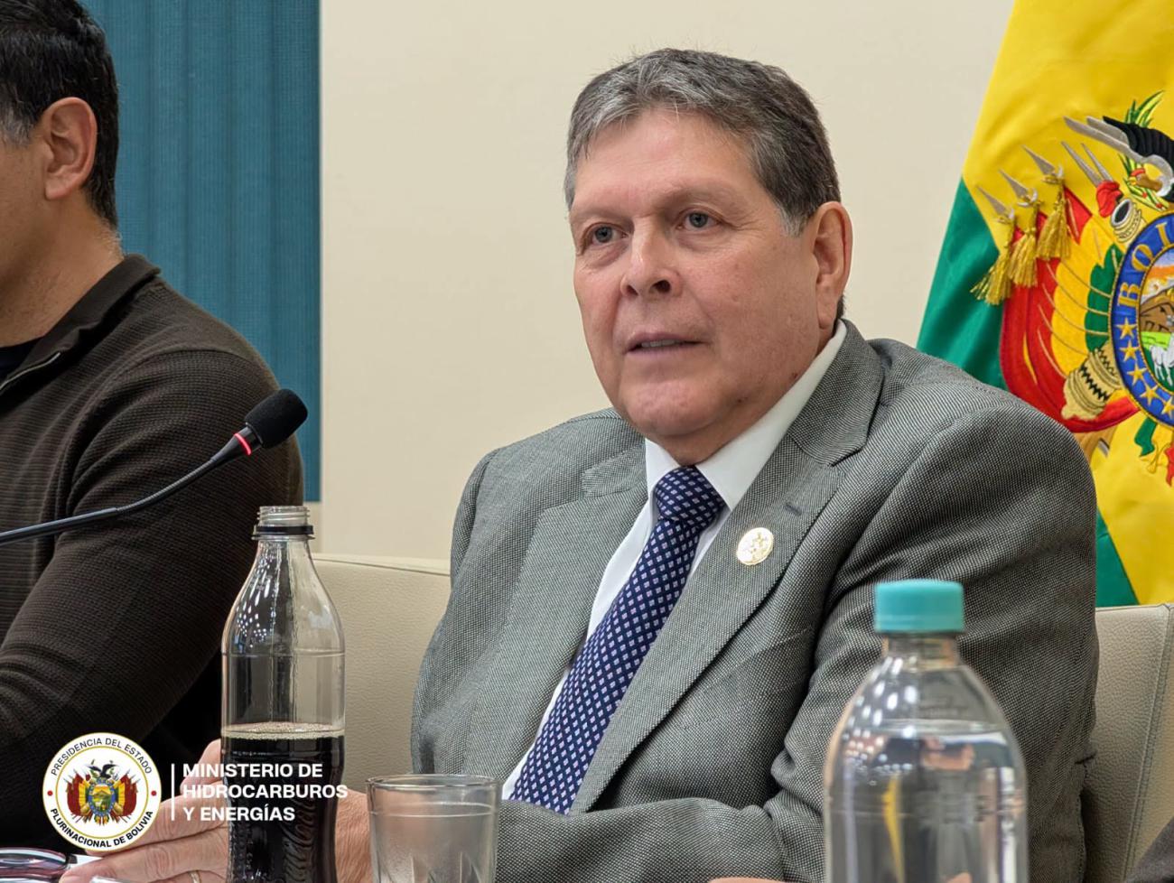 El ministro de Hidrocarburos, Marcelo Blanco