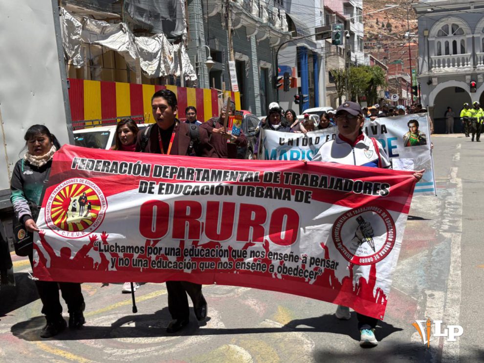 Movilización de maestros