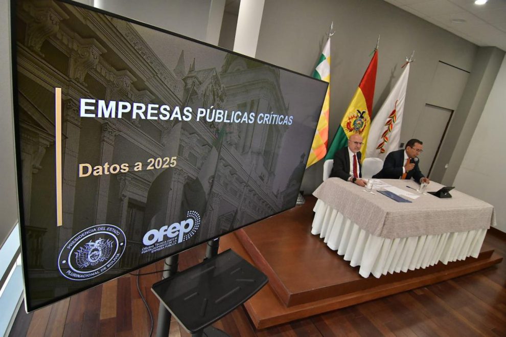 Informe del gobierno sobre empresas públicas críticas