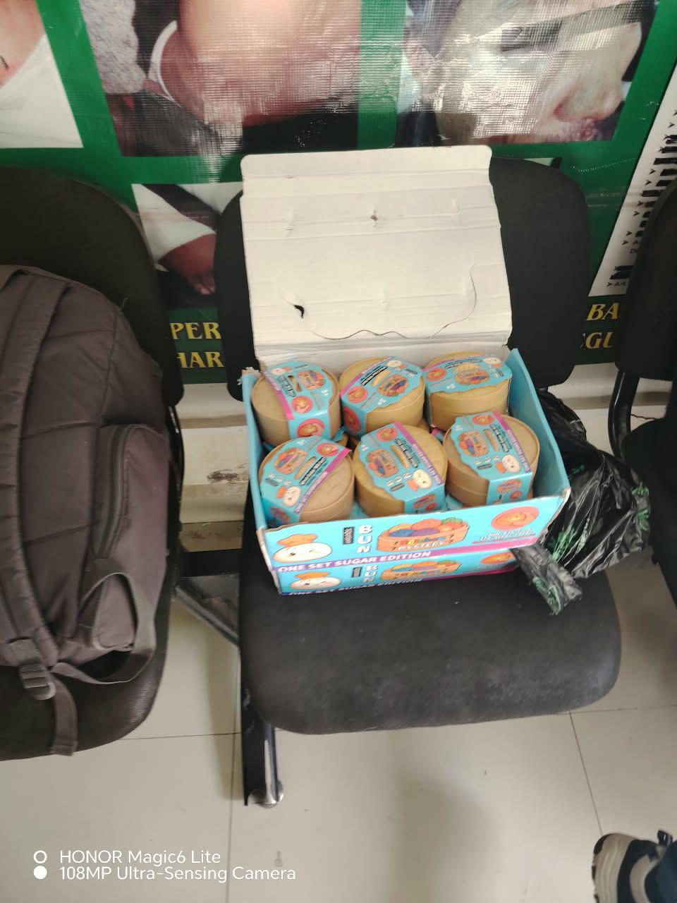 Imagen de los juguetes incautados