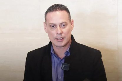 El diputado Rafael López.