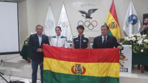 Juegos Olímpicos de la Juventud, Delegación boliviana, Deportistas Iriarte y Tordoya