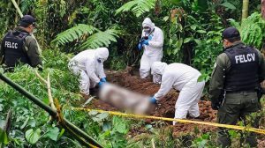 El cuerpo de la mujer fue hallado enterrado en Warnes.