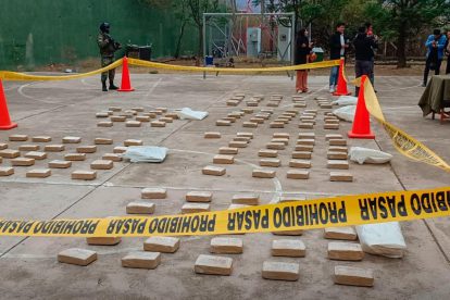 Los 41 paquetes de marihuana tenían un peso aproximado de 146,35 kilogramos.