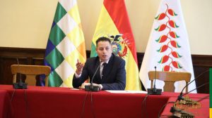 El vicepresidente en conferencia de prensa