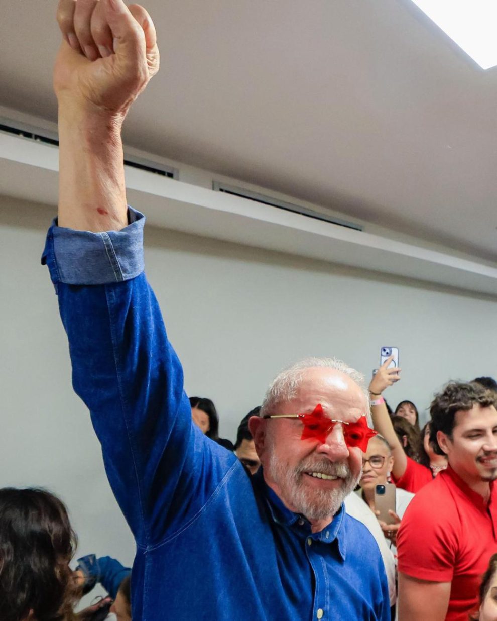 Lula da Silva en un acto público