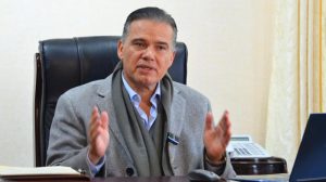 El ministro de Defensa en conferencia de prensa