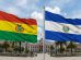 banderas de Bolivia y El Salvador