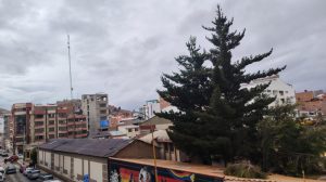 cielo nublado de Oruro