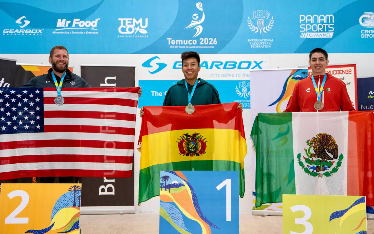 Conrrado Moscoso, Campeón Mundial de Ráquetbol, Moscoso recibido con honores en Sucre