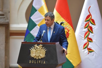 Ávila en una conferencia de prensa