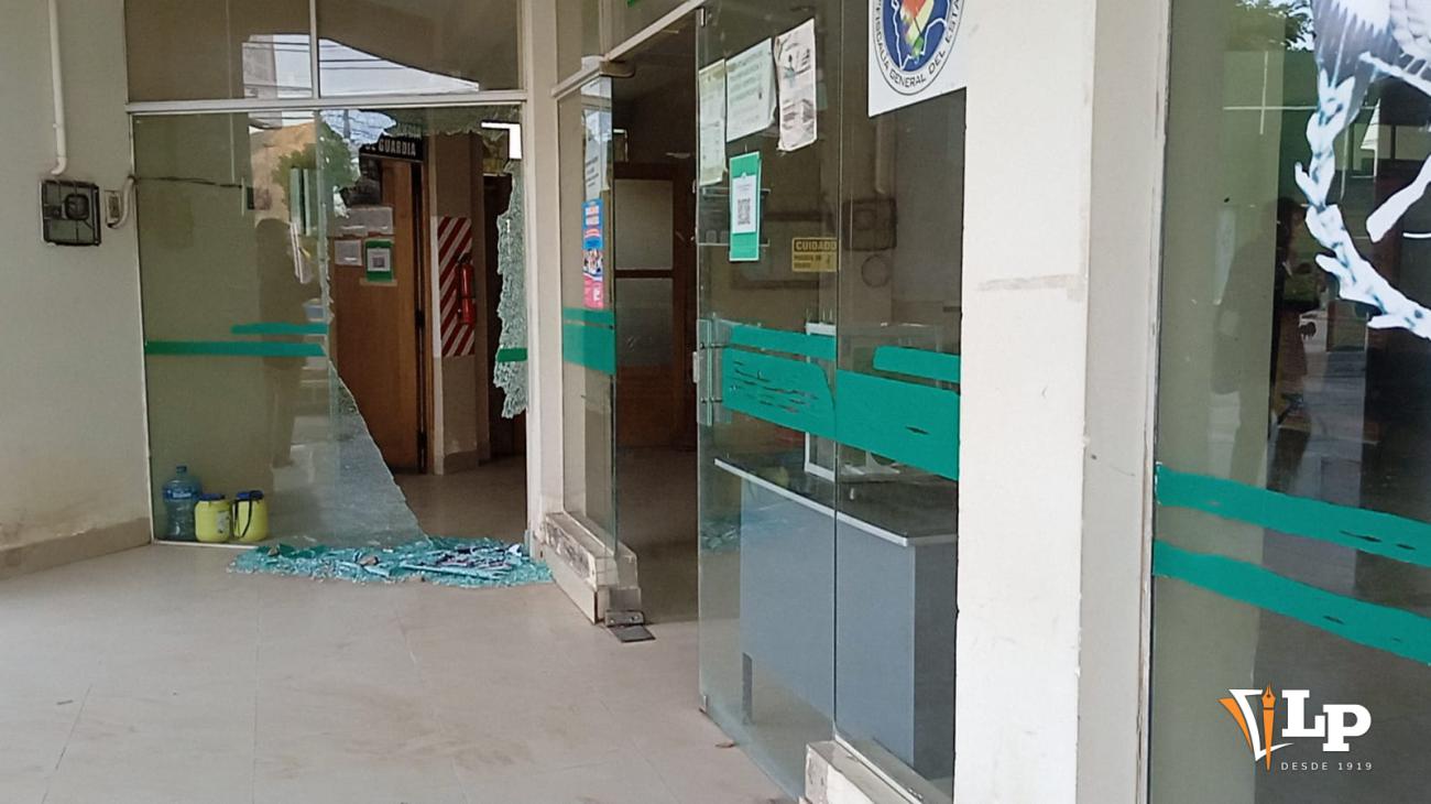Imagen de los destrozos