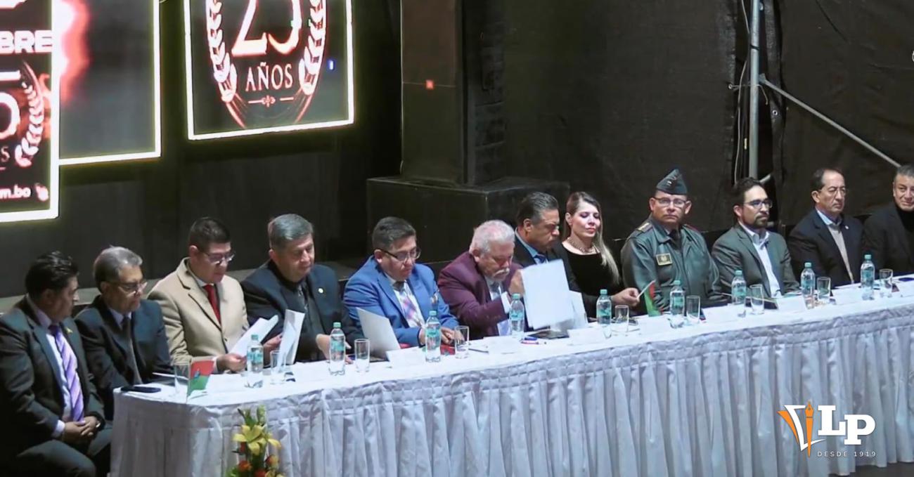 Acto de inauguración de la Fipaz 2026