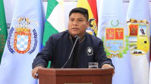 El gobernador de Cochabamba, Leonardo Loza