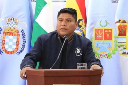 El gobernador de Cochabamba, Leonardo Loza