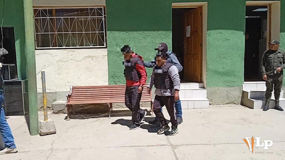 Imagen de los detenidos