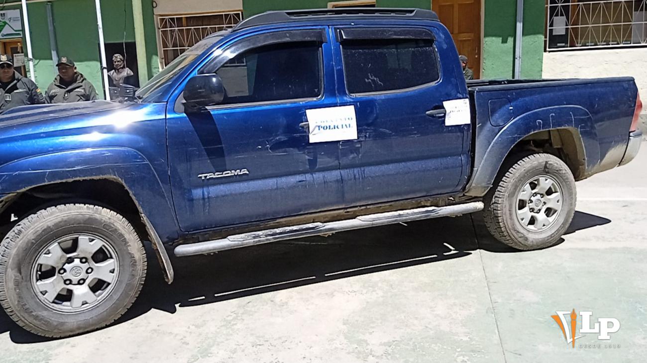 Imagen del coche retenido