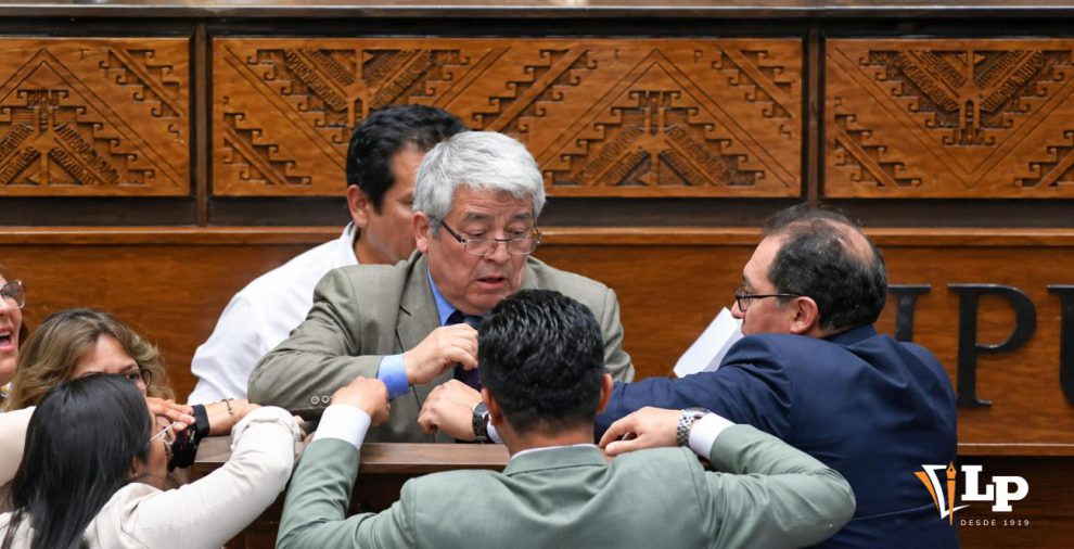 Momento de tensión en la Cámara de Diputados