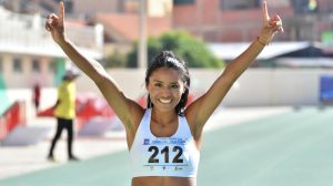 Grand Prix Sudamericano, Atleta Benita Parra, Prueba internacional en Paraguay