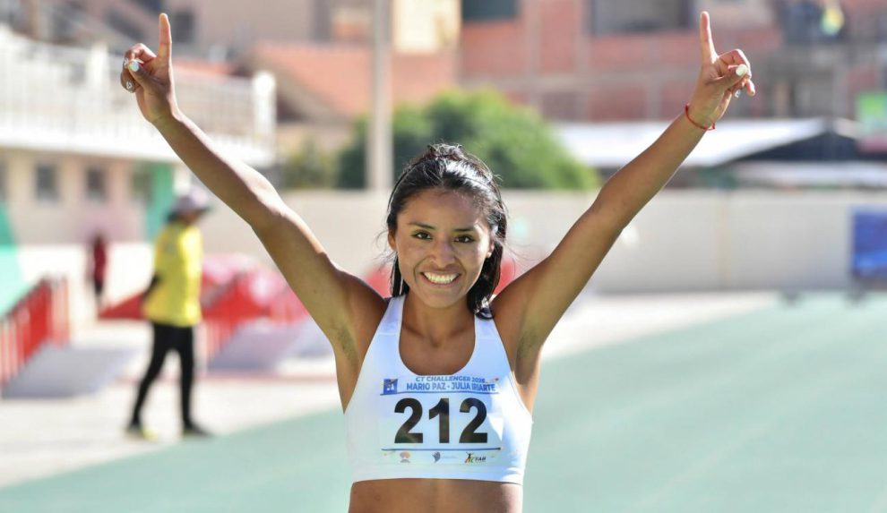 Grand Prix Sudamericano, Atleta Benita Parra, Prueba internacional en Paraguay